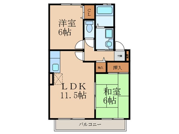 アネックス小原の物件間取画像